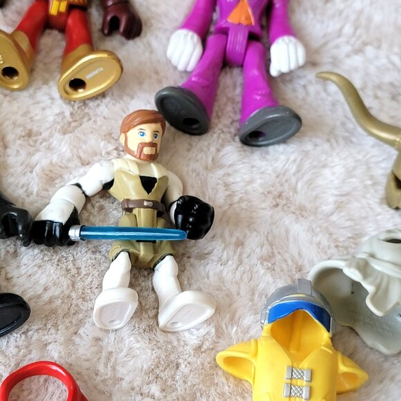 Lot Of 10 Imaginext Figures Buzz Lightyear Spiderman Luchador Lex Luthor ++ - Picture 8 of 9